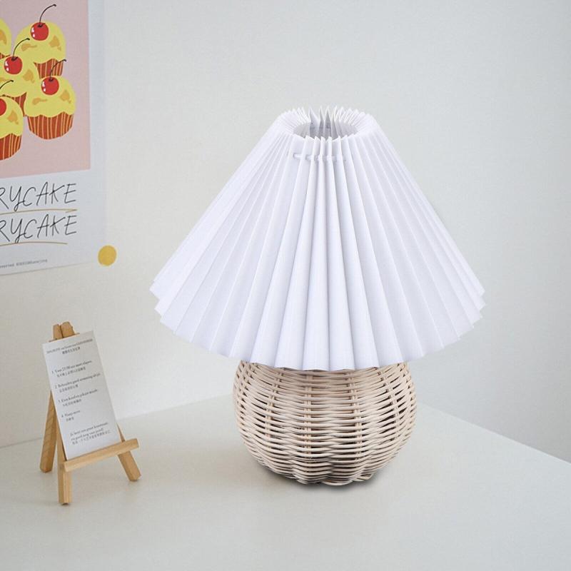 Rattan Desk Lamp – Bedroom Nightstand Reading Light  |   Desk Lamps Desk Lamps Desk Lamps