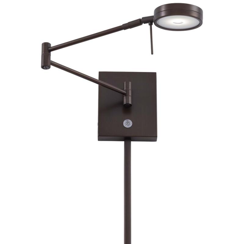 Reading Room Copper Bronze 1 Light LED Wall Lamp  |   Swing Arm Lights Swing Arm Lights Bronze