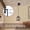 Rustic frame net pendant light fixture Farmhouse adjustable hanging light for Slop Ceiling  |   Kitchen Lighting Kitchen Lighting Kitchen Lighting