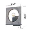 RUSTIC WOOD IN GRAY COLOR 1-LIGHT WALL LIGHT/ NO BULB 9 1/2″ W x 10 3/8″ H – Grey  |   Flush Mount Wall Lights Flush Mount Wall Lights Flush Mount Wall Lights