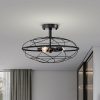 Sagi 17 Inch Matte Black Semi Flush Mount with 3 Light  |   Semi-Flush Mount Ceiling Lights Ceiling Lighting Semi-Flush Mount Ceiling Lights