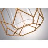 Sand Gold 1-Light Cage Pendant with Bubble Glass Shade – Sand Gold  |   Kitchen Lighting Kitchen Lighting Kitchen Lighting