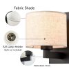 Sardinia Wall Sconces Fabric Shade Wall Lamps – Set of 2  |   Flush Mount Wall Lights Flush Mount Wall Lights Flush Mount Wall Lights