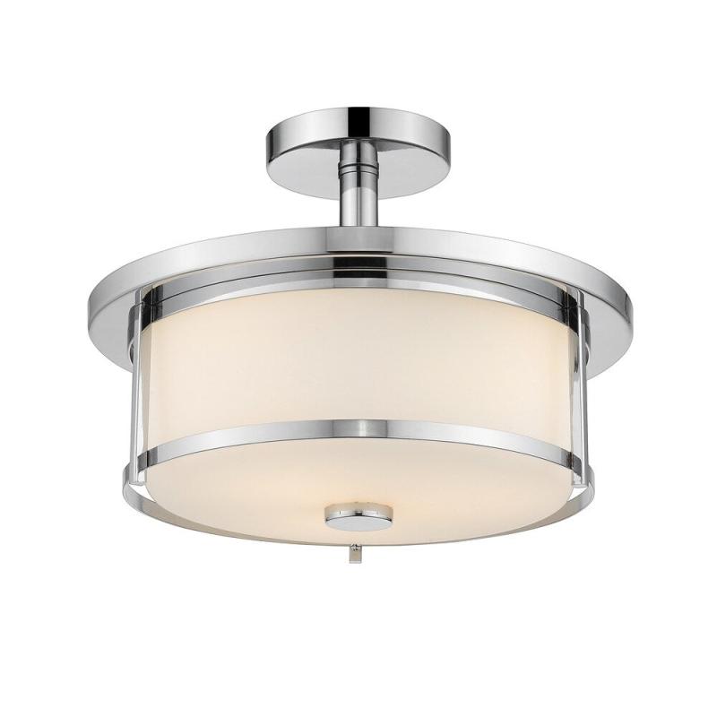 Savannah 2 Light Semi Flush Mount  |   Semi-Flush Mount Ceiling Lights Ceiling Lighting Grey