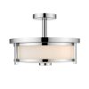 Savannah 2 Light Semi Flush Mount  |   Semi-Flush Mount Ceiling Lights Ceiling Lighting Grey