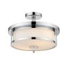 Savannah 2 Light Semi Flush Mount  |   Semi-Flush Mount Ceiling Lights Ceiling Lighting Grey