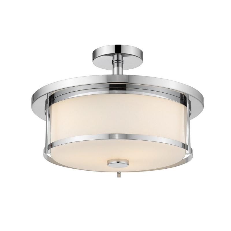 Savannah 3 Light Semi Flush Mount  |   Semi-Flush Mount Ceiling Lights Ceiling Lighting Grey