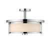 Savannah 3 Light Semi Flush Mount  |   Semi-Flush Mount Ceiling Lights Ceiling Lighting Grey