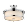 Savannah 3 Light Semi Flush Mount  |   Semi-Flush Mount Ceiling Lights Ceiling Lighting Grey