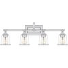 Soctra 4-light Silvertone Bath Light  |   Bathroom Lighting Bathroom Lighting Bathroom Lighting