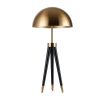 Tinasha American Retro 2-Light Table Lamp, Scifi Gold Steampunk Metal Dome Shade  |   Desk Lamps Desk Lamps Desk Lamps