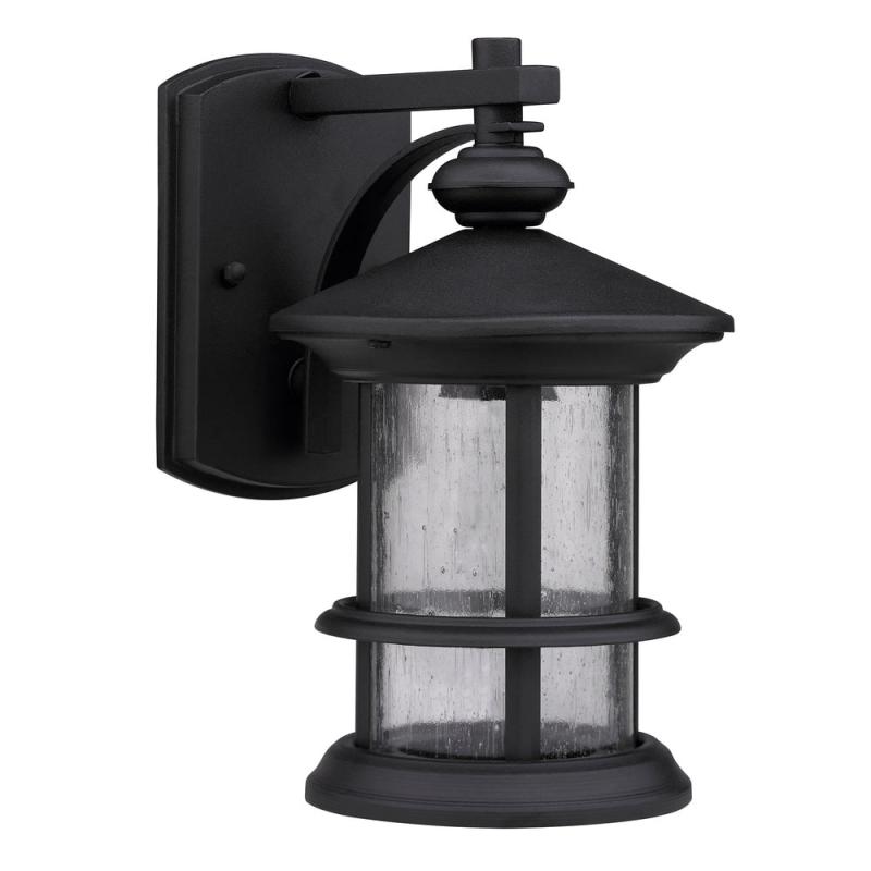 Transitional 1-light Black Weatherproof Outdoor Wall Fixture  |   Outdoor Wall Lighting Outdoor Wall Lighting Black