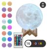 USB Rechargeable 3D Moon Night Light with Remote  |   Night Lights Night Lights Night Lights