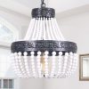 Vintage 13-inch Beaded Drum Pendant Light  |   Kitchen Lighting Kitchen Lighting Black