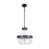 Vintage 13-inch Beaded Drum Pendant Light  |   Kitchen Lighting Kitchen Lighting Black