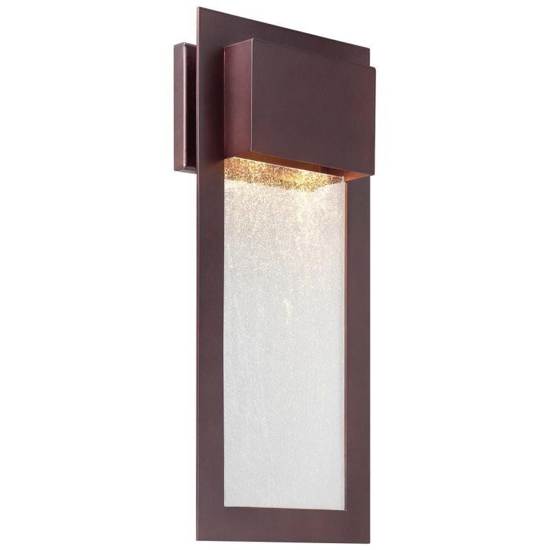 Westgate Alder Bronze & Seeded Glass 2 Light Wall Mount  |   Flush Mount Wall Lights Flush Mount Wall Lights Alder Bronze