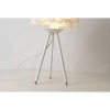 White Iron Table Lamp With White Goose Feather  |   Desk Lamps Desk Lamps Desk Lamps