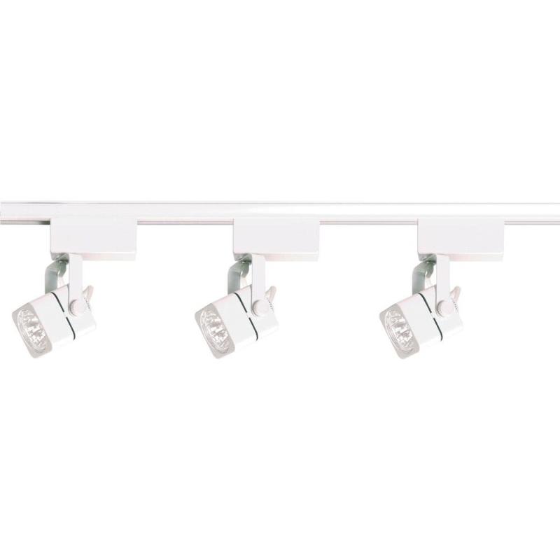 White MR16 Square Track Kit  |   Track Lighting Ceiling Lighting Track Lighting