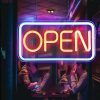 Wikineon “OPEN” LED Neon USB Powered Horizontal hanging 16″x9″  |   Night Lights Night Lights Night Lights