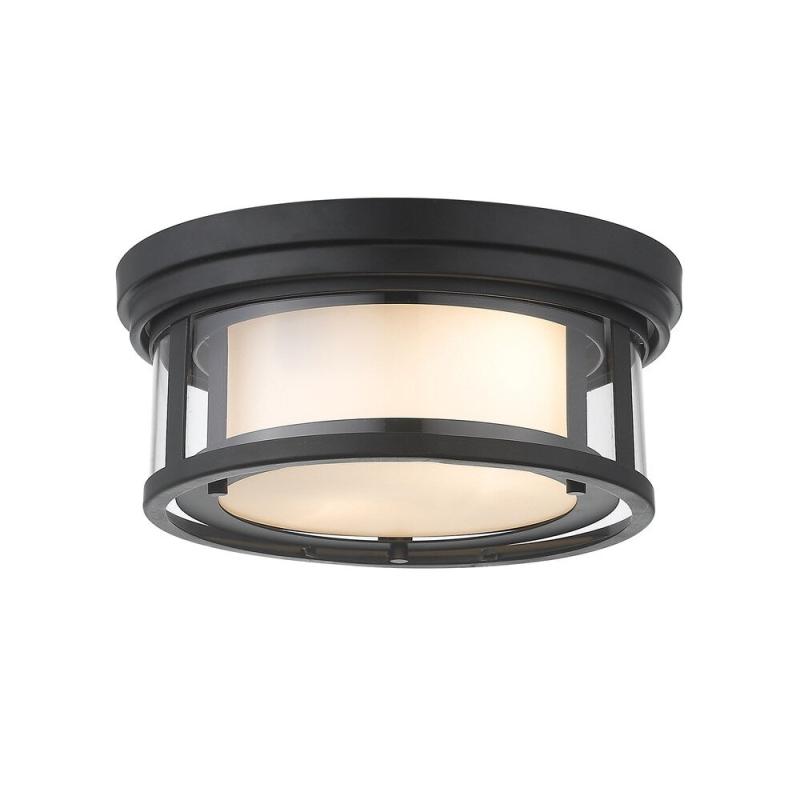 Willow 2 Light Flush Mount – Matte Black  |   Flush Mount Wall Lights Flush Mount Wall Lights Flush Mount Wall Lights