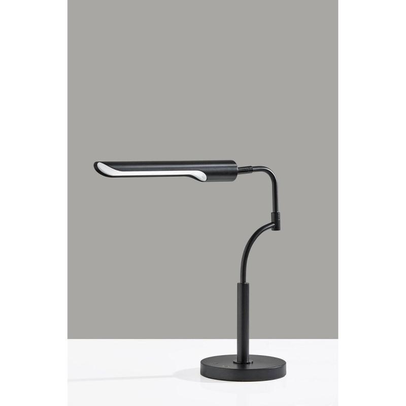 Zane LED Desk Lamp w. Smart Switch- Black  |   Desk Lamps Desk Lamps Desk Lamps