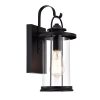 1-light Textured Black Outdoor Wall Lantern  |   Outdoor Wall Lighting Outdoor Wall Lighting Outdoor Wall Lighting