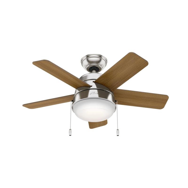 36″ Tarrant Ceiling Fan with LED Light, Pull Chain – Contemporary, Transitional  |   Ceiling Fans Ceiling Fans Ceiling Fans