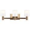 Adani 24 in. 3-Light Bathroom Vanity Light with Opal Glass  |   Bathroom Lighting Bathroom Lighting Bathroom Lighting