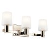 Adani 24 in. 3-Light Bathroom Vanity Light with Opal Glass  |   Bathroom Lighting Bathroom Lighting Bathroom Lighting