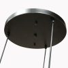 Beveen Round 3-Light Glass Gourde Lamp Collection  |   Kitchen Lighting Kitchen Lighting Black