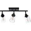 Black Track Lighting Ceiling with Clear Glass  |   Track Lighting Ceiling Lighting Track Lighting