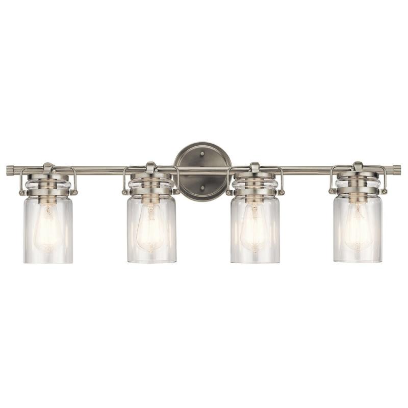 Brinley 4 Light 32-1/4″ Wide Bathroom Vanity Light  |   Bathroom Lighting Bathroom Lighting Bathroom Lighting