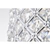 Chrome 1-Light Round Beaded Drum Pendant with Crystals  |   Kitchen Lighting Kitchen Lighting Chrome