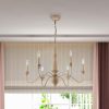 CO-Z 6-Light French Farmhouse Chandelier – Beige  |   Chandeliers Ceiling Lighting Beige