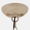 CO-Z 6-Light French Farmhouse Chandelier – Beige  |   Chandeliers Ceiling Lighting Beige