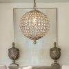 DancyHome 1/3-Light Retro Antique Gold Crystal Globe Chandelier Small Sphere Pendant Light – Antique Gold  |   Kitchen Lighting Kitchen Lighting Kitchen Lighting