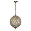 DancyHome 1/3-Light Retro Antique Gold Crystal Globe Chandelier Small Sphere Pendant Light – Antique Gold  |   Kitchen Lighting Kitchen Lighting Kitchen Lighting