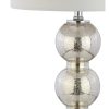 Ella 27″ Glass Triple-Sphere LED Table Lamp, Mercury Silver/Chrome (Set of 2)  |   Lamp Sets Lamp Sets Lamp Sets